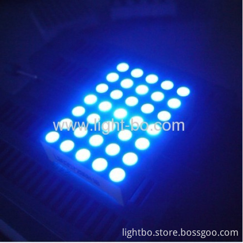 Ultra Bright Blue 0.7" 1.2" 1.5" 2.1" 4.2" 5 X 7 Dot Matrix Ld Display For Moving Sign,message Board,position Indicators 